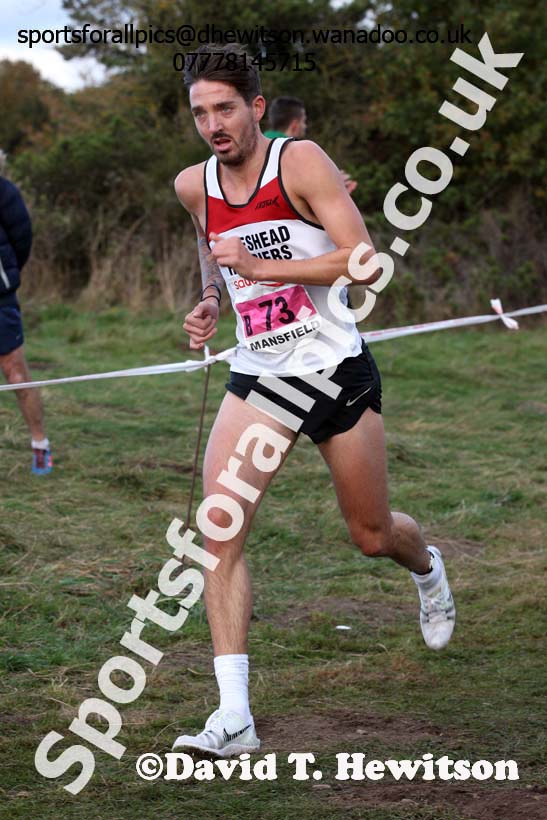 Senior men, 2016 National Cross Country Relays, Berry Hill Park, Mansfield. Photo: David T. Hewitson/Sports for All Pics